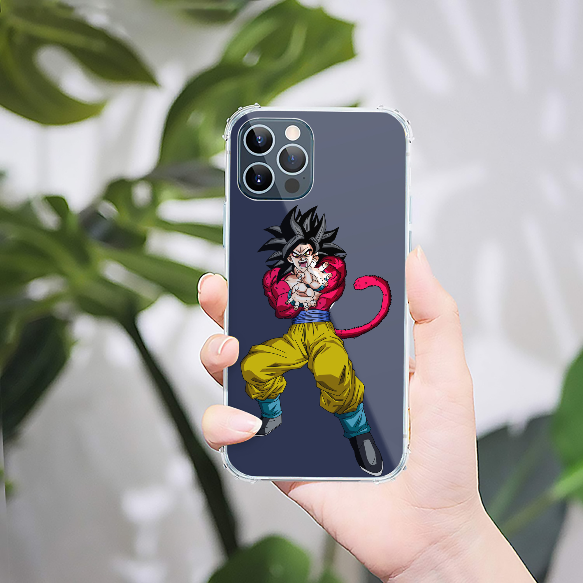 （画像用） ドラゴンボール 孫悟空（そん ごくう）Son Goku カカロット DRAGON BALL Kakarotto 【iPhone 12シリーズ対応】透明スマホケース（クリアソフトケース）